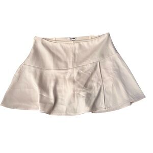 Garage ~ Ivory Knit mini skort ~ interior shorts ~ size XS